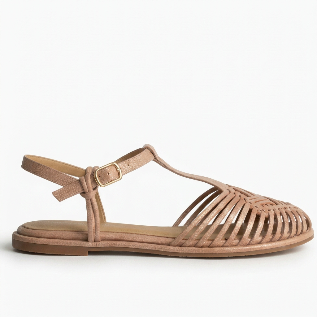 Cangrejera Sicilia camel de mujer - Vista 1 | El Armario de Cris